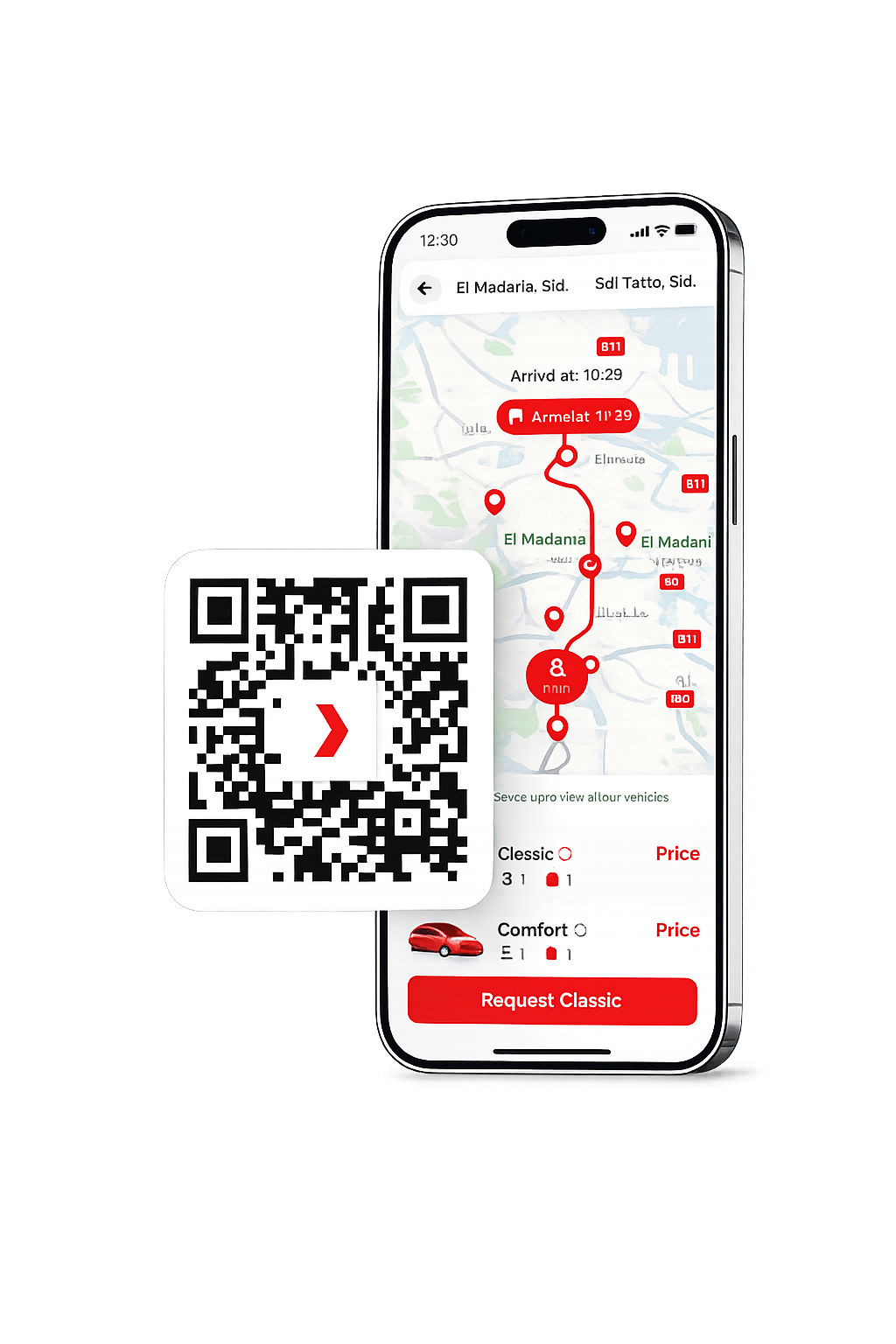 App preview on phone